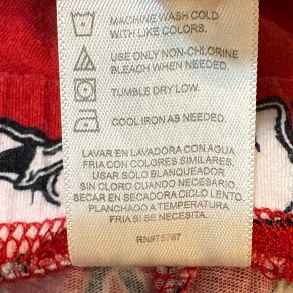 Sideline Apparel Women's Red Razorbacks Pajama Bottoms Size Large - Picture 9 of 9